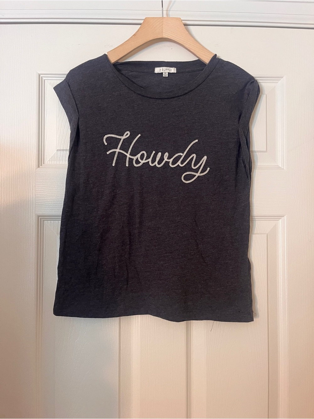 Z Supply Charcoal 'Howdy' Graphic Tank